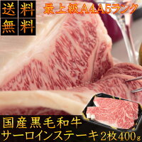 送料無料国産黒毛和牛A4A5等級のみサーロインステーキ用2枚400g福島牛ギフト贈答用御歳暮お歳暮お正月牛肉和牛キャンプ肉