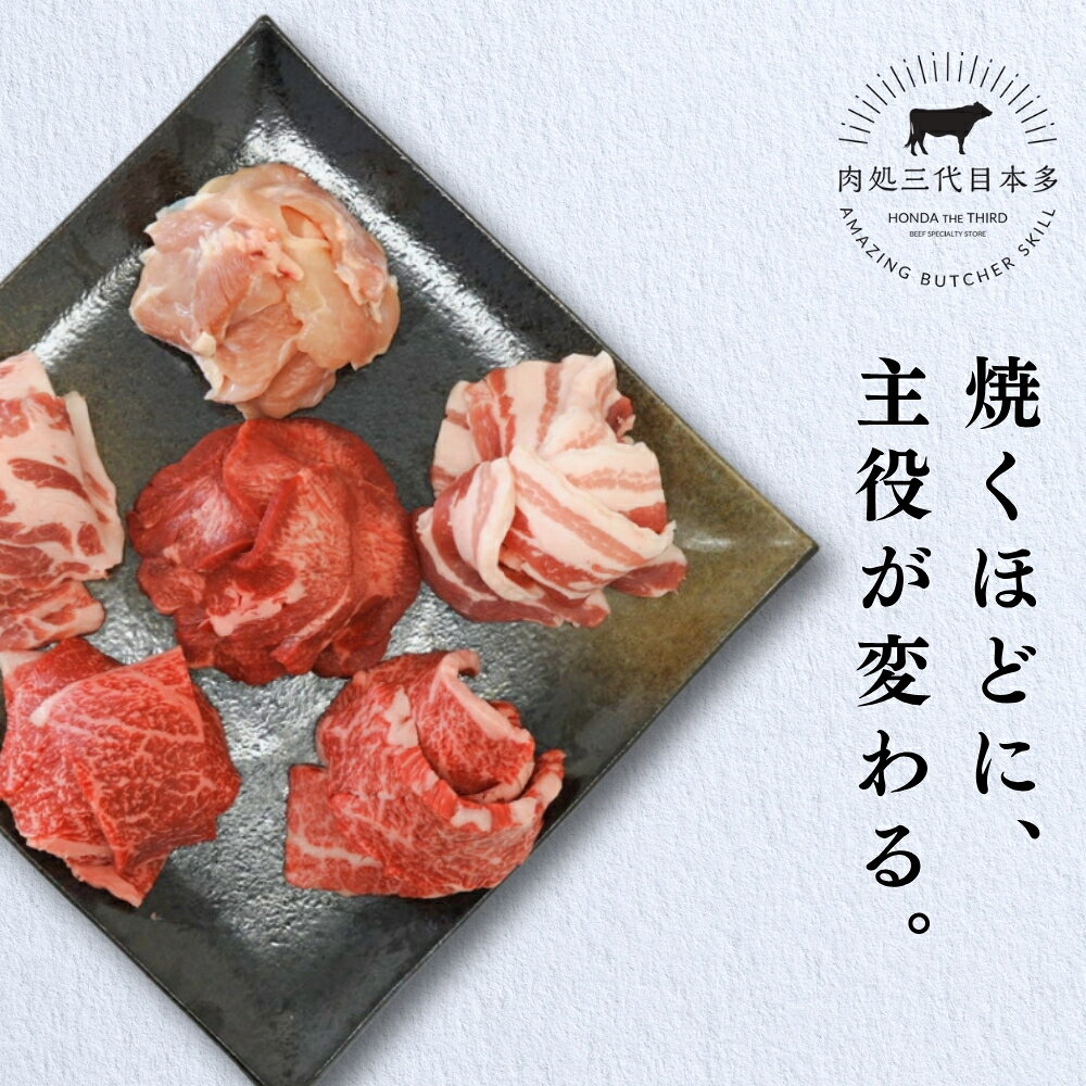 焼肉 セット メガ盛り バーベキュー 肉処三代目本多こだわり極撰バーベキューセット 合計2,450g 2.45キロ 焼肉セット 送料無料 和牛 国産 豚肉 牛肉 牛たん 鶏肉 キャンプ 福袋 肉袋 お買い得 お取り寄せ 冷凍 食品 BBQ ステーキ 6種盛り焼肉 GW お盆 お肉 honda29-10000043 肉処 三代目本多 サンプル画像2
