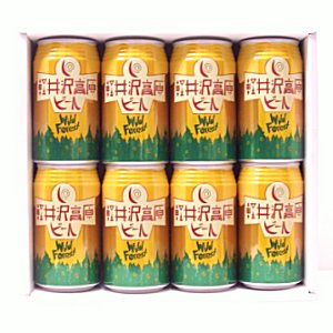 地ビール　軽井沢高原ビール　ワイルドフォレスト　350ml　8本入（ネコポス・宅急便コンパクト不可）のサムネイル