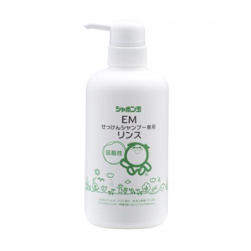 送料無料 シャボン玉 EMせっけんシャンプー専用 リンス 520ml［EM/シャボン玉/リンス/石鹸/EM菌］