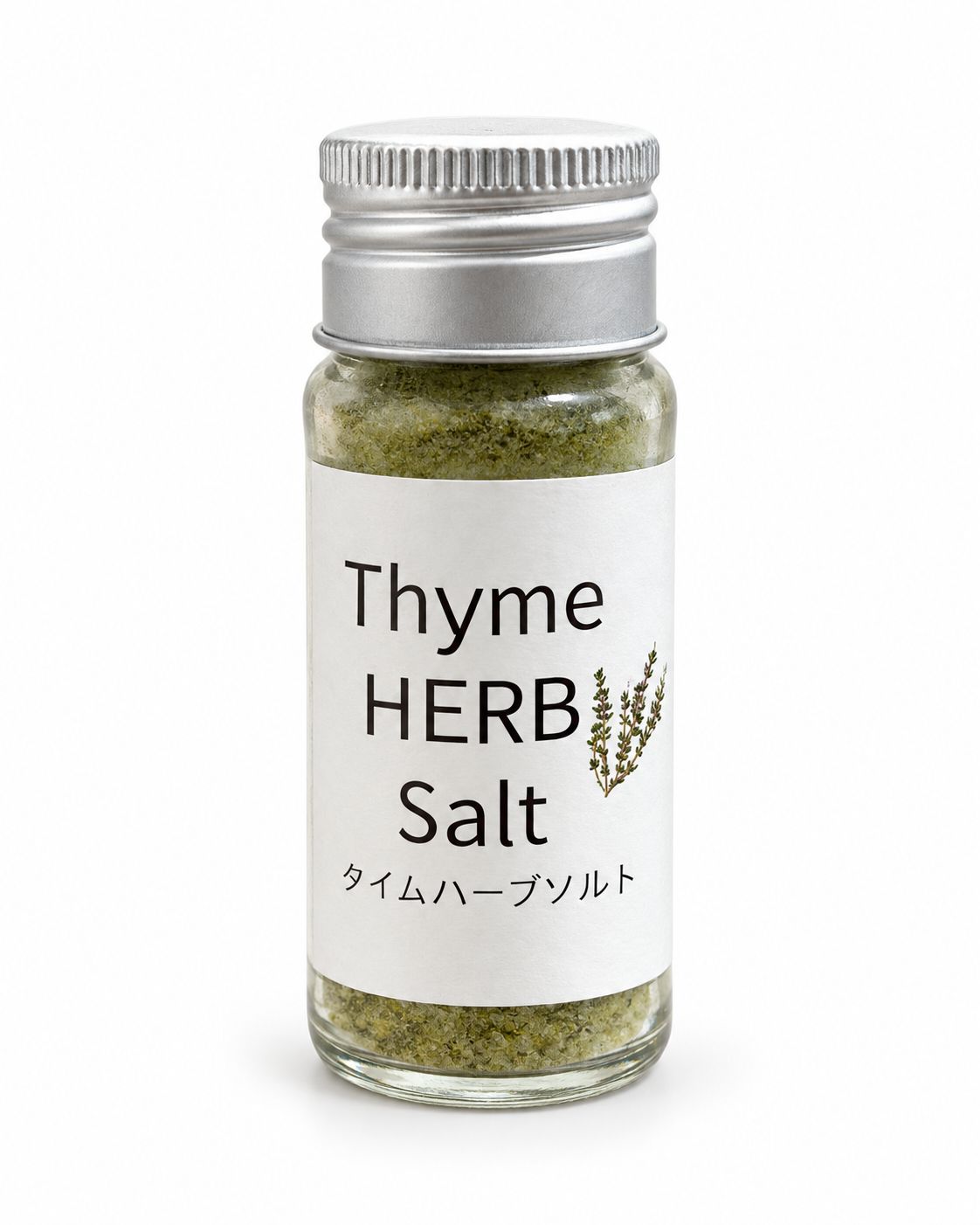 タイムハーブソルト 20g 【宅配便】能登の塩使用 無農薬栽培タイム焼き塩 ハーブ塩 細粒 調味料 ほんだ農場
