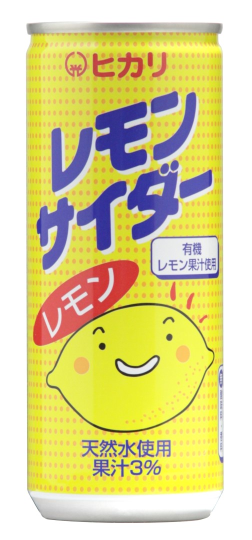 送料無料 光食品 レモンサイダー（有機レモン使用） 250ml×30缶