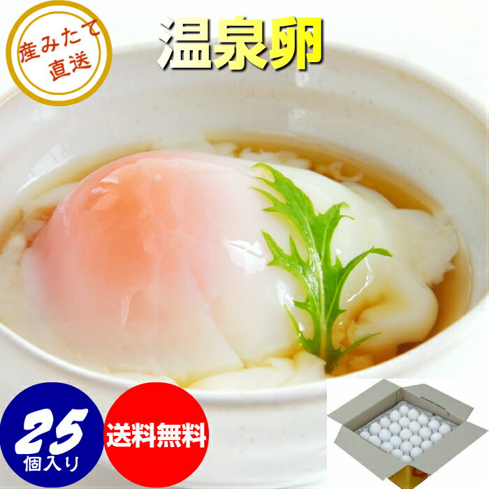 【送料無料】温泉卵 たまご 加賀の朝日 25個入り 卵 玉子 だし巻き 目玉焼き エッグ
