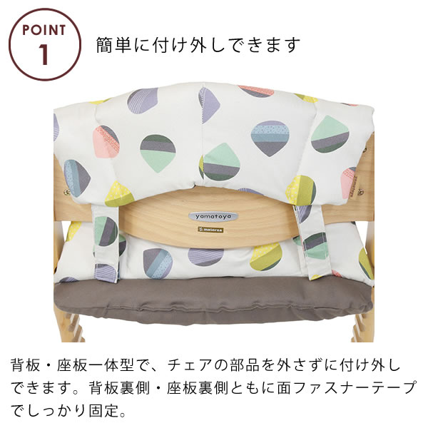 簡単につけ外しできます