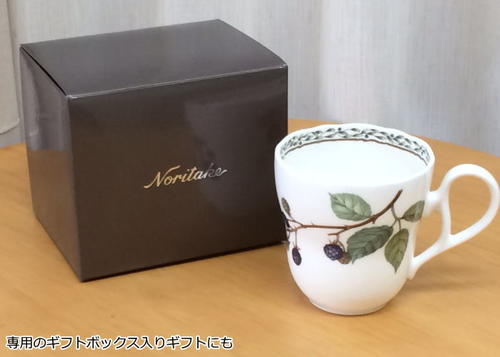 マグカップ 食器 ブランド Noritake/ノリタケ ボーンチャイナ 『オーチャードガーデン マグ』 大容量 375cc