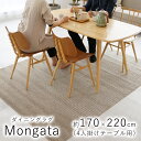 ラグマット 170×220cm(長方形) ダイニングラグ 『モーンガータ』 防ダニ ホットカーペット対応 グレー/チャコール(3)