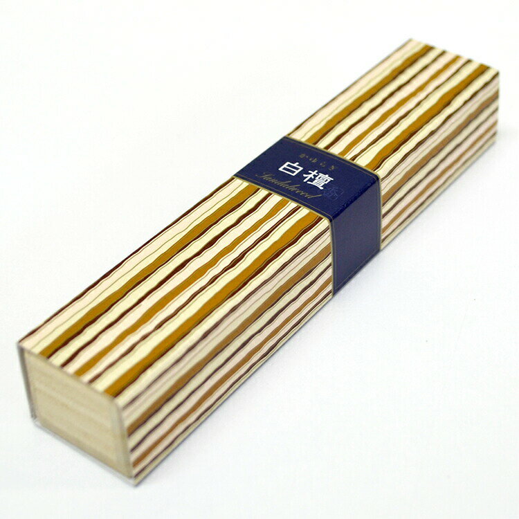 かゆらぎ スティック 白檀〔びゃくだん〕の香り 〔スティック40本・香立て入り〕 日本香堂 お香 ギフト..