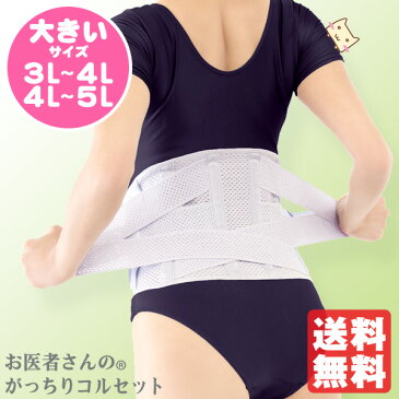 お医者さんのがっちりコルセット アルファックス 3L〜4L 4L〜5L 大きいサイズ AP-202547【腰 コルセット】【腰椎】【運動】【男女兼用】【下腹】【体幹】【介護】【あす楽】【ポイント10倍 7/19 20時〜】