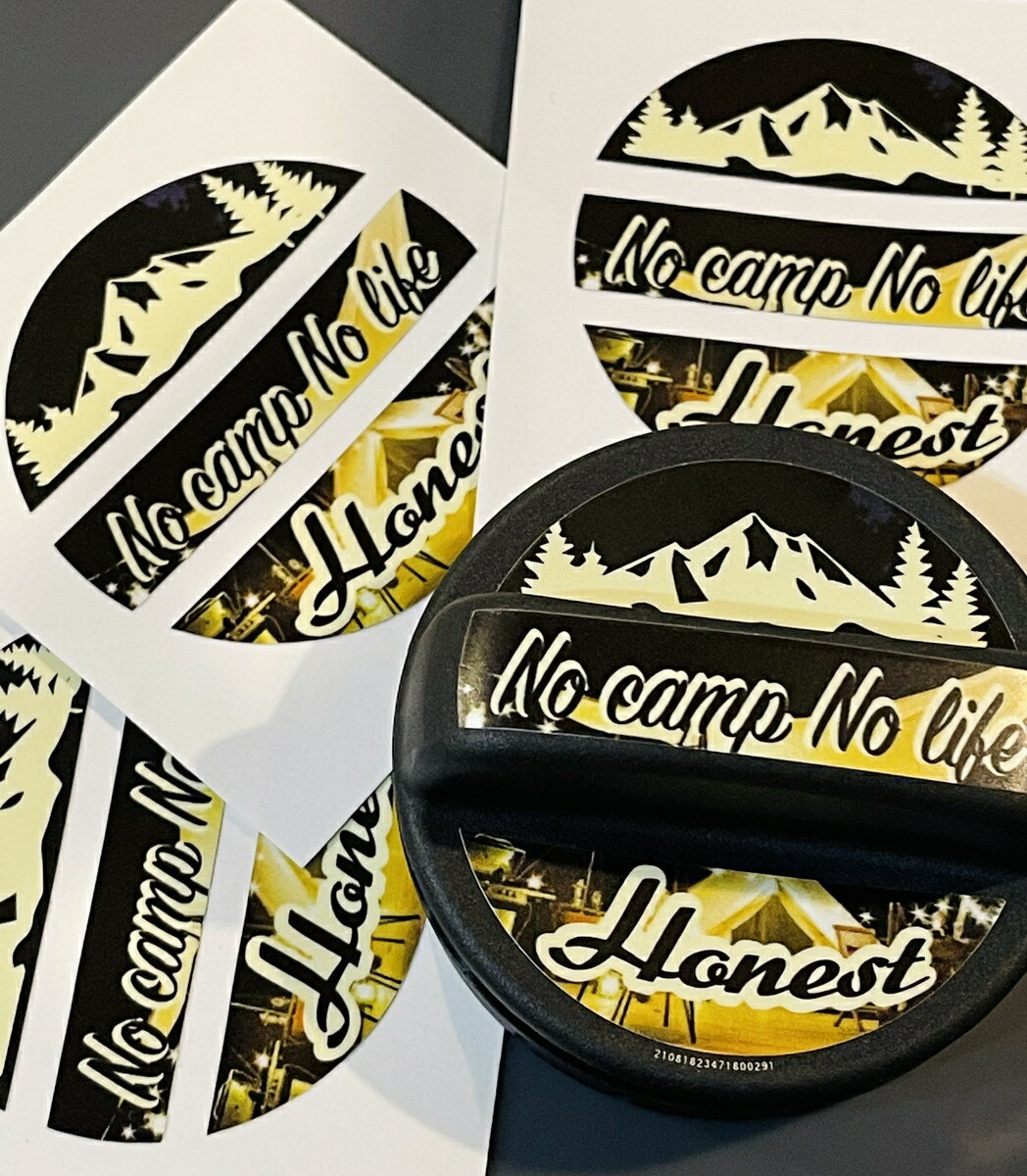 Rakuten - Honest 燃料 キャップ ステッカー キャンプ camp