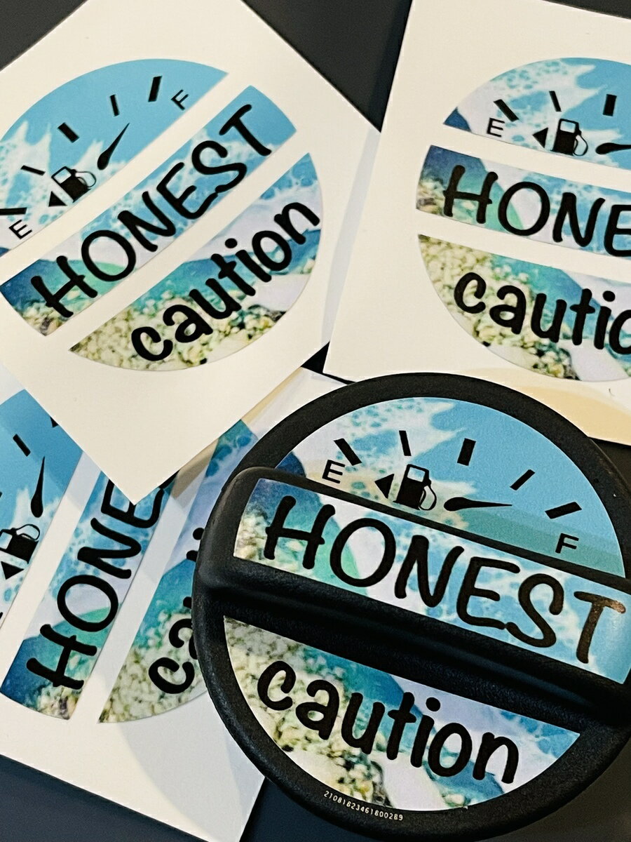 Rakuten - Honest 燃料 キャップ ステッカー アクア aqua