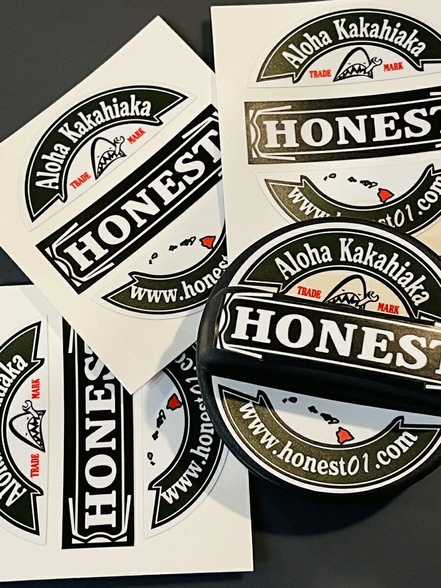 Honest 燃料 キャップ ステッカー オネスト honest