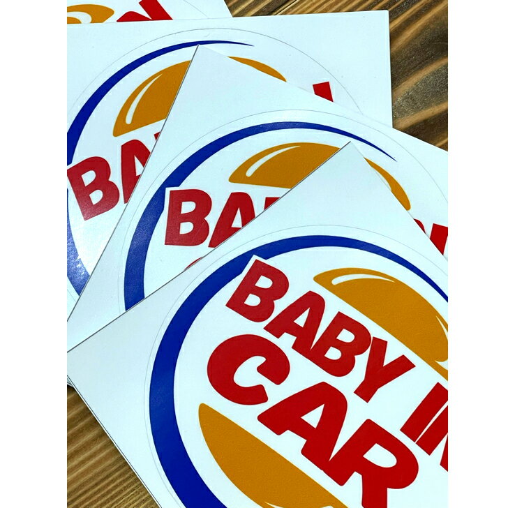 Rakuten - Honest ステッカー baby in car sticker