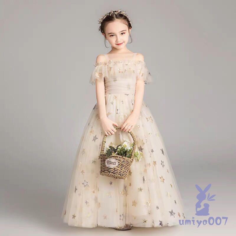 オネストワンのドレス ワンピース 子供 キッズ ピアノ 発表会 女の子 ジュニア 結婚式 演奏会 フォーマル 入学式 半袖 ロング 七五三 おしゃれ おすすめ 120 130 140 150 160｜アングル3
