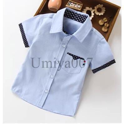 乐天商城 - キッズシャツ 男の子 ワイシャツ 夏 スーツシャツ Yシャツ 子供服 半袖 入学式 卒業式 発表会 披露宴 男の子