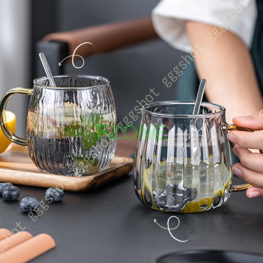 Rakuten - 耐熱 ガラス ティーカップ マグカップ コップ キッチン用品 電子レンジ対応 食洗器対応 おしゃれ ガラスマグ ティーカップ キッチン ガラスカップ ガラスコップ 父の日 グラス カップ