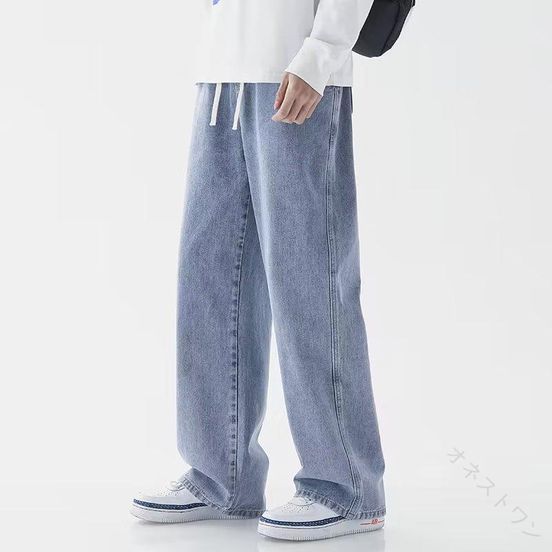ジーンズ メンズ デニムパンツ ジーパン ストレート ゆったり 薄手 カジュアル ロングパンツ ズボン アメカジ ブラック グレー ライトブルー ダークブルー・カテゴリ: ジーンズ・スタイル: 日本レトロ・対象年齢: 18-24歳・パンツ型: ストレート・パンツ丈: 長ズボン・ウエスト: ミドルウエスト・前立て: 紐・生地: 綿・主な生地の組成: ポリエステル60%・対象: 青少年.成人(男性)・シーン: カジュアル・ストレッチ: 微ストレッチ・裾: ストレート・厚さ: 薄手・色: ブラック,グレー,ライトブルー,ダークブルー・サイズ: S,M,L,XL,2XL,3XL・加工: 水洗い 【原産国／製造国: 中国】 .ジーンズ、メンズ、デニムパンツ、ジーパン、ストレート、ゆったり、薄手、カジュアル、ロングパンツ、ズボン、アメカジ、ブラック、グレー、ライトブルー、ダークブルー、ストリート、定番、普段着、春夏秋、おしゃれ、おすすめ、人気、ランキング、コーデ、長ズボン。。 指定された配送時間は承っておりません。【オネストワン】