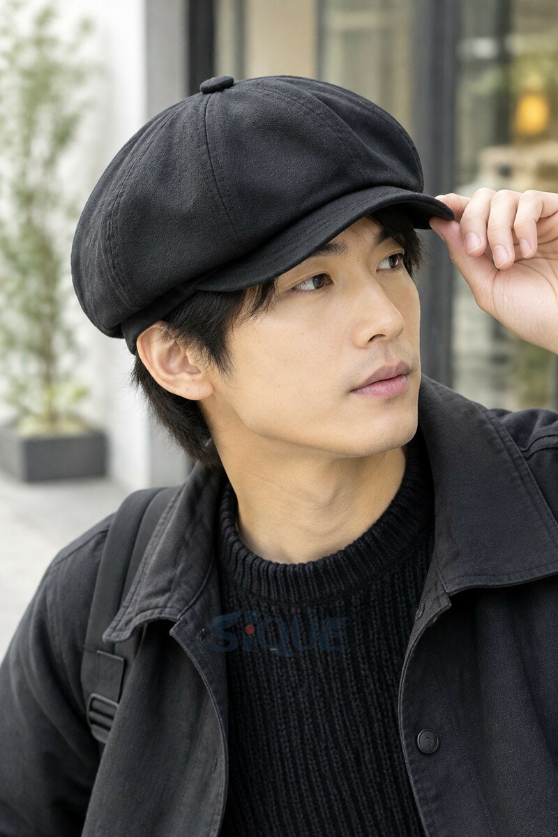 キャスケット メンズ レディース 帽子 ニット キャスケット 無地 カジュアル ファ...