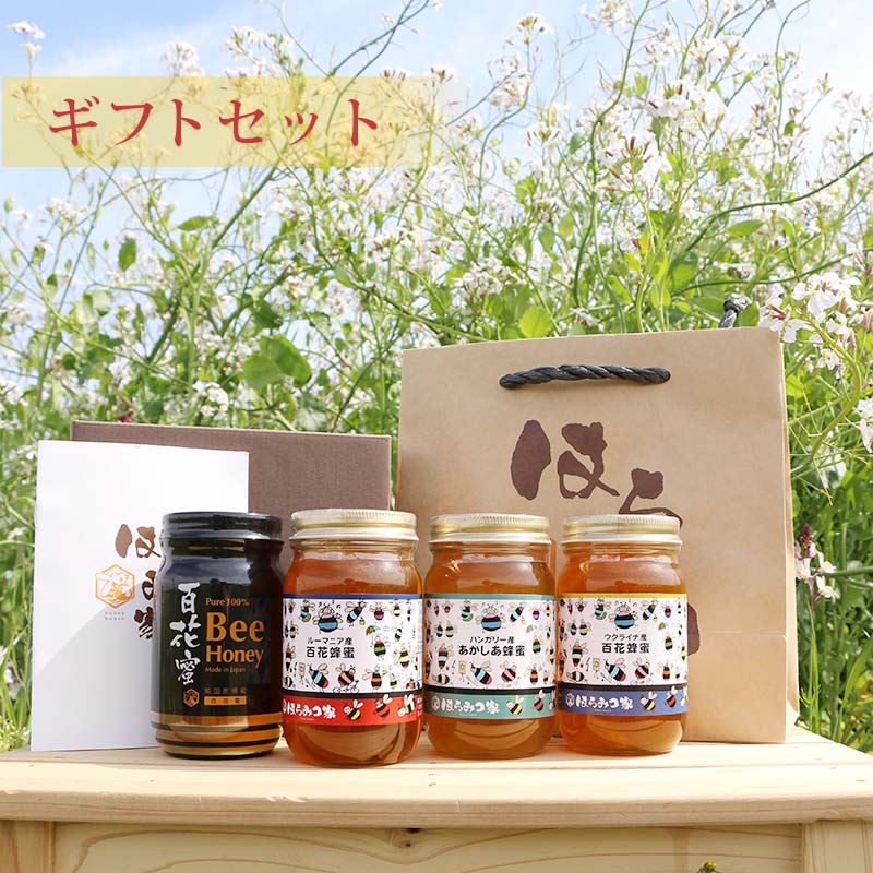 国産はちみつ ビン容器2本セット ハチミツ ハニー はちみつ【送料無料】贈り物 〔Honey House〕