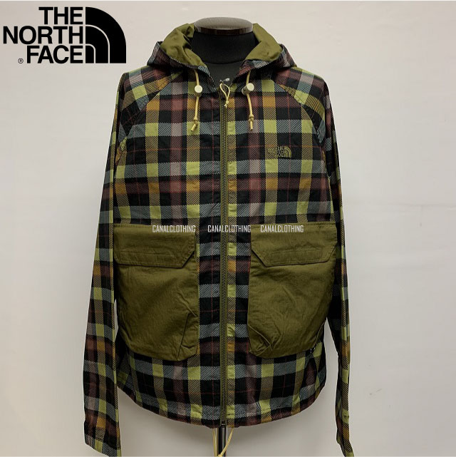 【あす楽対応】THE NORTH FACEMEN'S Printed Ripstop Wind Hoodieザ ノースフェイスメンズ プリンテッド リップストップウインド フーディウインドブレーカーマウンテンパーカープラッド、チェック柄アメリカ本国モデル正規店購入