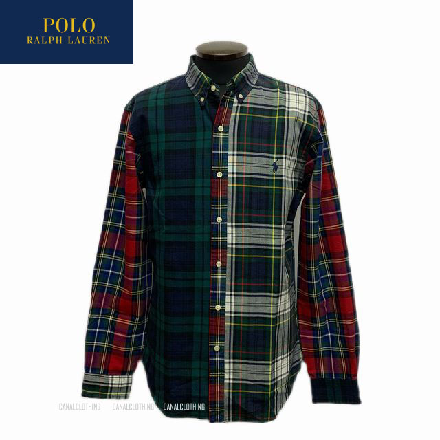 【あす楽対応】POLO RALPHLAURENMULTI PLAID SHIRTポロラルフローレンマルチプラッドシャツチェックシャツボタンダウン長袖チェックシャツラルフ、正規アメリカ買い付けSLIMFIT,スリムフィット