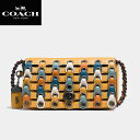 COACHDinkeer Coach Link86832コーチディンキアー コーチ リンクグラブタン レザーゴールデンロッド マルチ2Wayバッグ正規商品