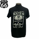 ROUTE66Print T-shirtsBARSTOWルート66プリントTシャツバーストゥバーストウルート66 マザーロードミュージアム正規品Route 66 Mother Road Museum