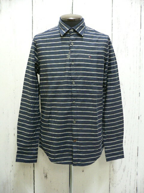 TOMMY HILFIGERBORDER SHIRTSL/S SHIRTS08878B4619 490トミー・ヒルフィガーボーダーシャツ長袖シャツトミヒル、トミー