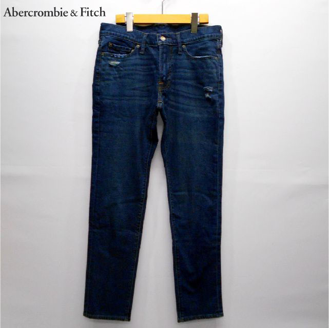 【あす楽対応】Abercrombie&FitchLANGDON SKINNYDENIM-PANTS131-318-1783-277アバークロンビー＆フィッチストレッチスキニーデニムパンツ正規SHOP購入アメリカ買い付け品