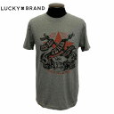 LUCKY BRANDラッキーブランド半袖プリントTシャツROCK'N ROLL REHAB HOLLYWOODロックンロール7M85275正規SHOP仕入れアメリカ買い付け商品