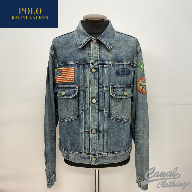 【あす楽対応】POLO RALPHLAURENDENIM JACKET2nd Typeポロ ラルフローレンデニムジャケットセカンドタイプパッチ、ジージャンアメリカ買い付けラルフ、正規アメリカ買い付け商品