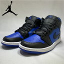 NIKE JORDANAIR JORDAN 1 MIDDQ8426-042ナイキ ジョーダンエア ジョーダン ミッド正規SHOP購入アメリカ買い付けストリート、バスケットボール、AJブラック/ロイヤル