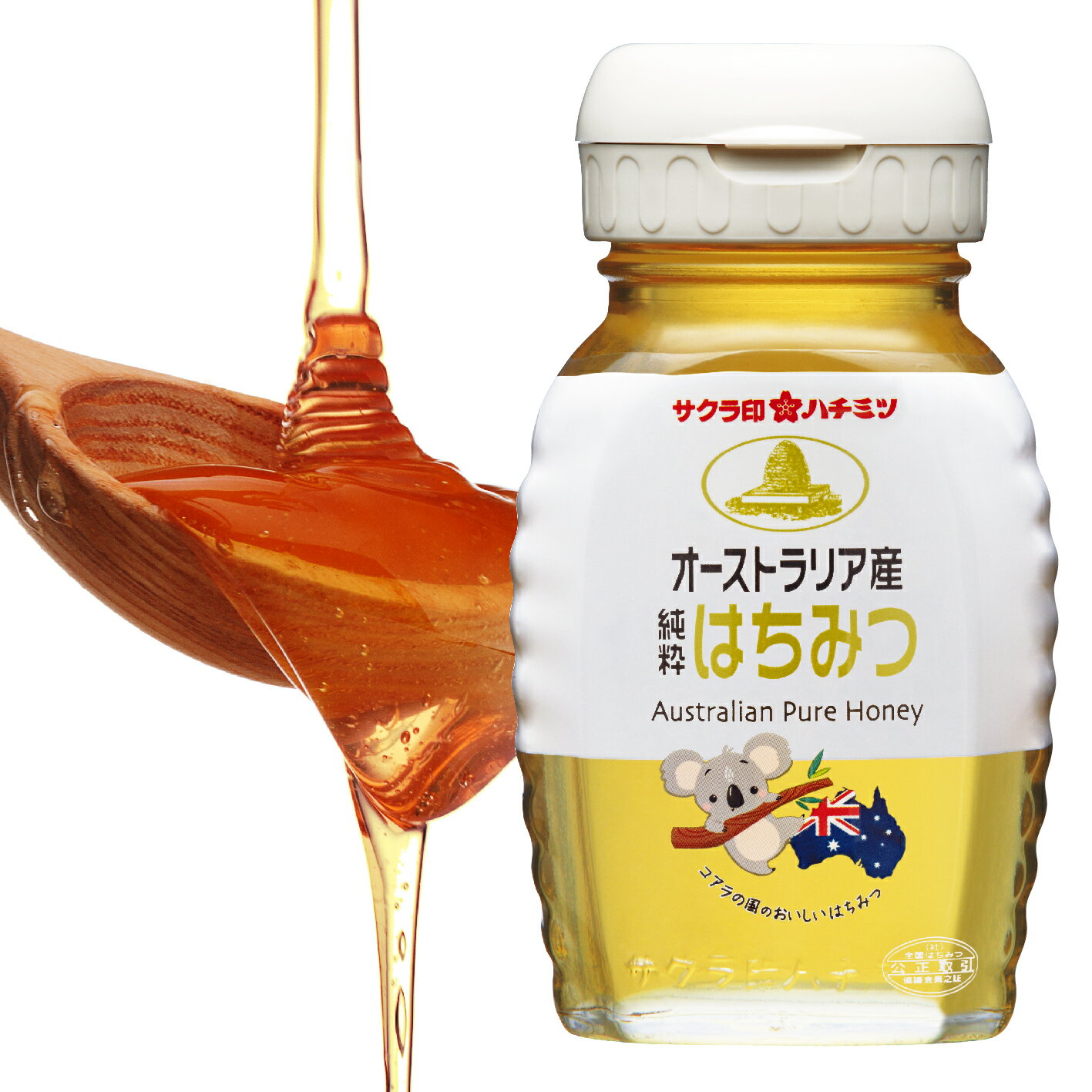 オーストラリア産純粋はちみつ225g 優しい甘さやコクがあり、爽やかな味わい♪