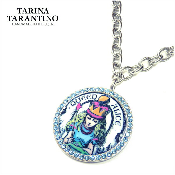 【送料無料】TARINA TARANTINO タリナタランティーノ 不思議の国のアリス アリスインワンダーランドクイーンアリス ラージチャーム アリス ネックレス アクセサリー