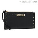 【セール■送料無料】Victoria 039 s Secret ヴィクトリアシークレット ビクトリアシークレット ビクシー ヴィクトリアズシークレット スリム リストレット 長財布 クラッチバッグ ブラック お札 小銭入れ カードポケットあり SALE メール便可