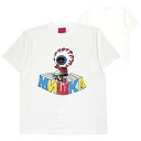 【送料無料■メール便可■2色】ミシカ MISHKA 半袖Tシャツ PEACE LOVE BONGOS TEE KEEP WATCH キープウォッチ 目玉柄 ホワイト/ブラックー 【メンズサイズ展開】個性的 派手