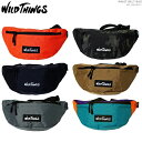 【メール便可】ワイルドシングス WILD THINGS ボディバッグ 6色ウエストバッグ ウエストポーチ X-PAC ナイロン シンプル アウトドア ミリタリー 登山 スポーツ ブラック/ベージュ/カモフラージュ NEW(4)