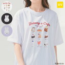 \期間限定クーポン配布中♪/SALE トップス Tシャツ 半袖Tシャツ ミッフィー カットソー 半袖 コットン 綿 UVカット キャラクター レディース セール Honeys ハニーズ ミッフィー/ゆるTシャツ