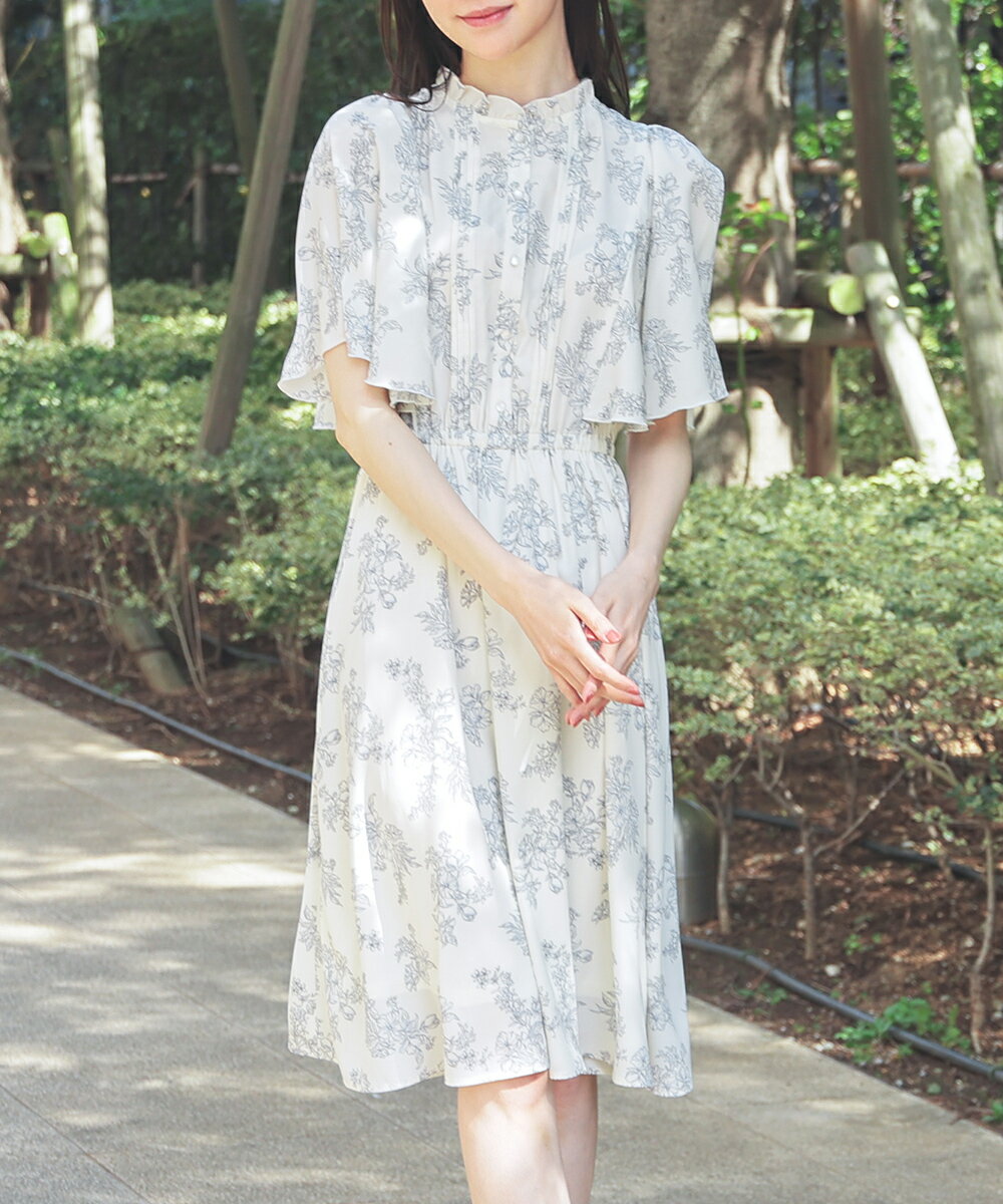 花柄 ワンピース 韓国 ボタニカル 膝丈 マーメイドドレス 楽天市場】花柄ワンピース 膝丈(カラーホワイト)(ワンピース