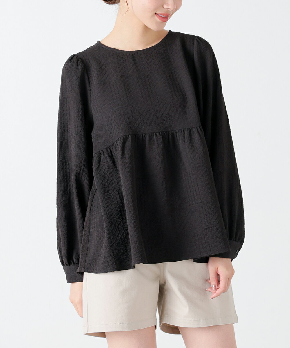 楽天市場】ペプラム トップス(サイズ(S/M/L)S)(トップス 楽天市場】ペプラム トップス(サイズ(S/M/L)S)(トップス