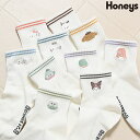 【特別クーポン配布中♪】靴下 ソックス クルー丈 刺繍 可愛い ライン 通学 レディース Honeys ハニーズ サンリオキャラクターズ/細2本ラインソックス