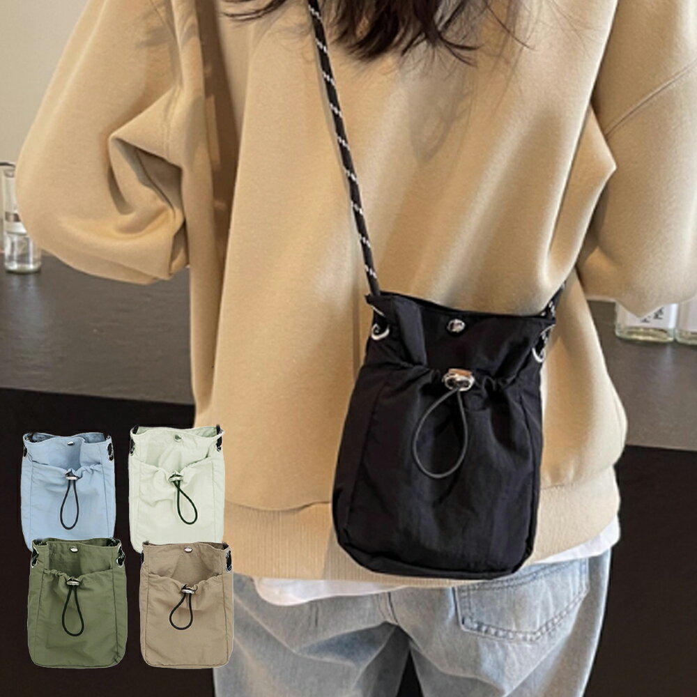 乐天商城 - ミニ ショルダーバッグ レディース 軽量 可愛い 斜め掛けバッグ 小さめ 肩掛けかばん おしゃれ スクエアバッグ 韓国風 スマホバッグ コンパクト ナイロンバッグ