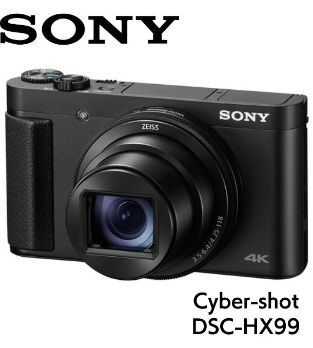 楽天Honey World 楽天市場店ソニー デジカメ DSC HX99 サイバーショット Cyber-shot ブラック 黒 光学 28倍 （ 24-720 mm ） 180度 可動式 液晶モニター 4K動画記録 DSC-HX99 SONY コンパクトデジタルカメラ