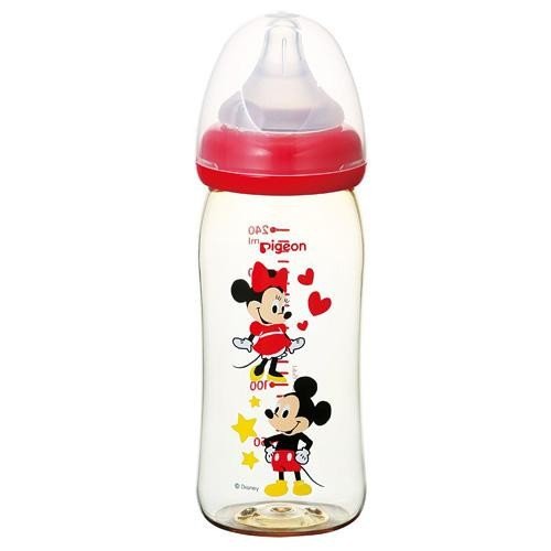 Pigeon(ピジョン) 母乳実感 哺乳びん(プラスチック製) 240ml ミッキー柄 00348〔代引き不可〕 トレードのサムネイル