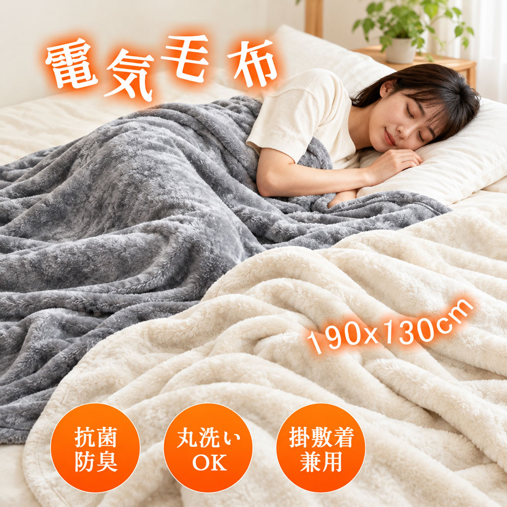楽天市場】掛け敷き 電気毛布 パナソニックの通販