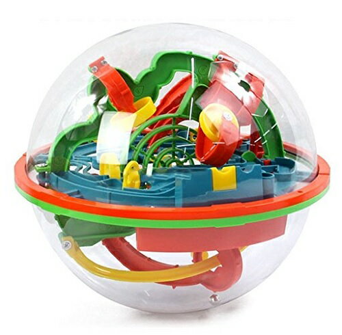 子供おもちゃ　迷路 おもちゃ ボール　迷路遊び子供の知育 3D立体知育玩具　迷路3コース 智力 迷宮 3D めいろ　迷路遊び