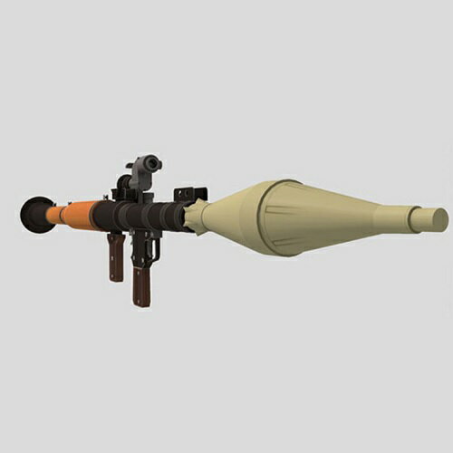 ペーパークラフト ロケットランチャー リアルな迫力！ 原寸大 1：1スケール RPG-7