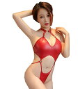 【BI-10094】セクシーランジェリー 革コスプレ 水着風 レオタード コスプレ 水着 コスチューム オープンテディ ビキニ