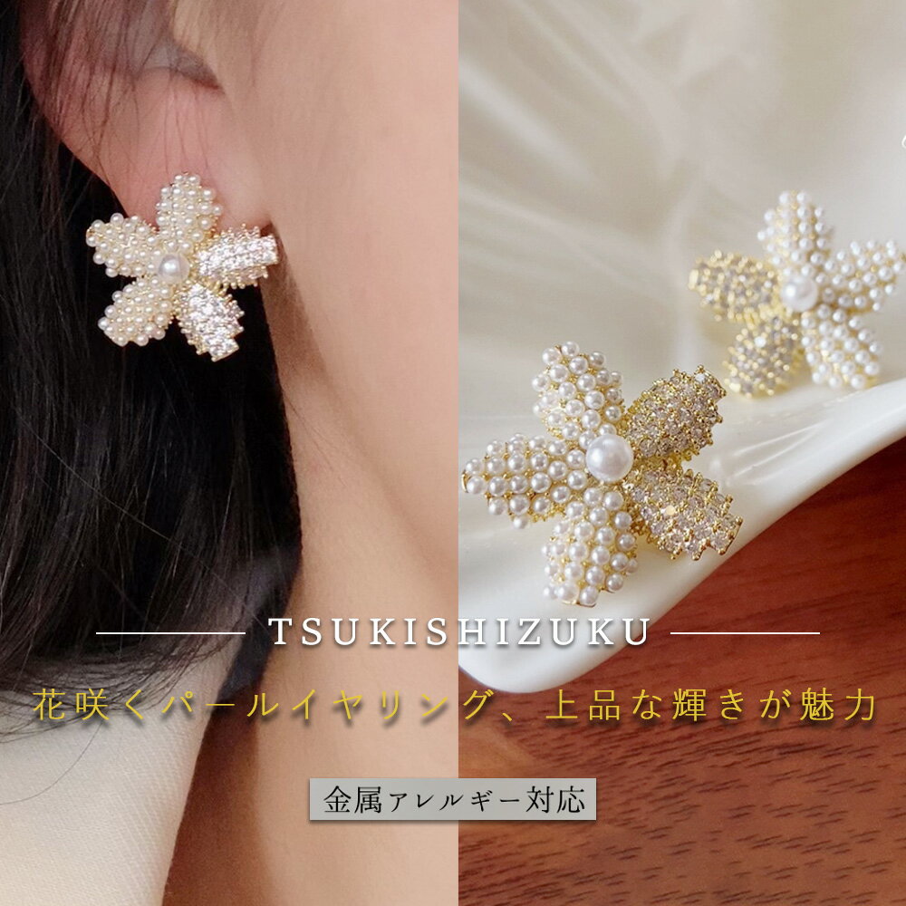 乐天商城 - ピアス 金属アレルギー対応 スター ジルコニア 小さめ 上品 大人可愛い ドレス・スーツ レディース 人気トレンド