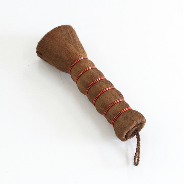 スーパーSALE!50%OFF 茶道具 水屋道具 釜底たわし 釜 タワシ 棕櫚 シュロ 棒たわし 【返品交換不可】