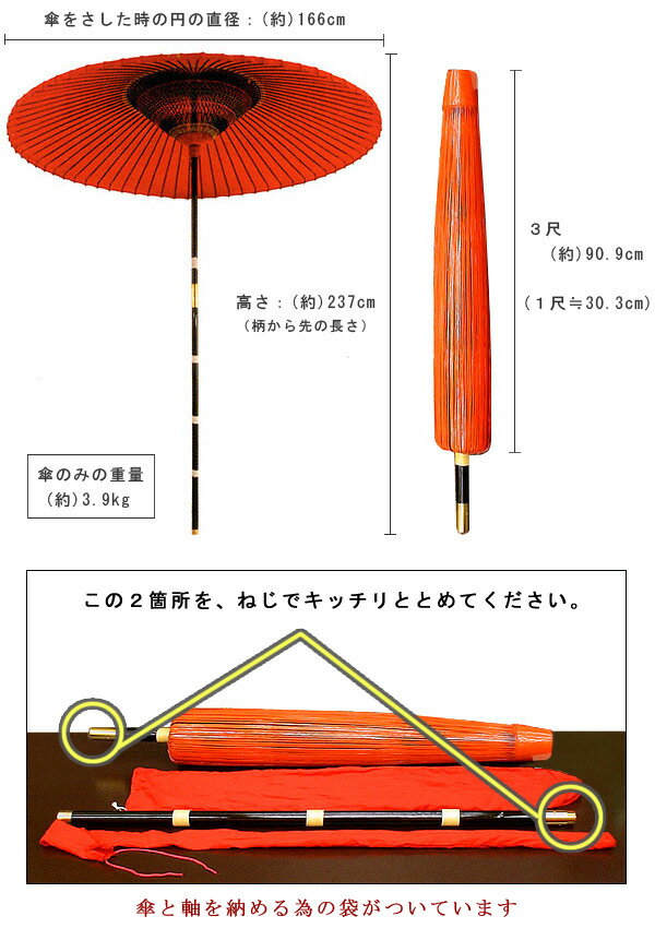 【楽天市場】送料無料T【茶道具 野点傘】3尺 茶席用野点傘 2点セット（本体+鉄製 傘立て台） 【宅配便配送】 ptx のだてがさ お茶会